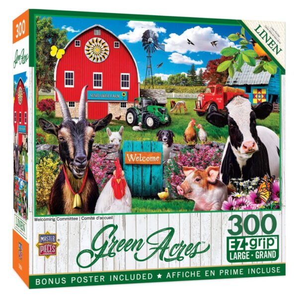 300 Pc Puzzle - Green Acres Welcoming Committee - Image 3