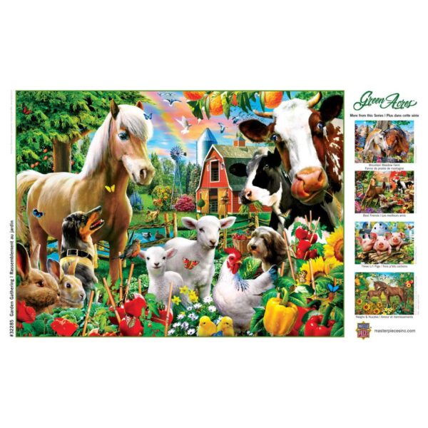 300 Pc Puzzle - Green Acres Garden Gathering - Image 2