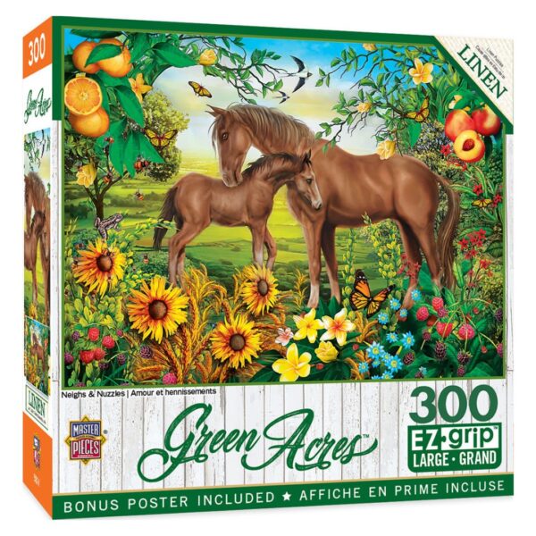 300 Pc Puzzle - Green Acres Neighs & Nuzzles - Image 2