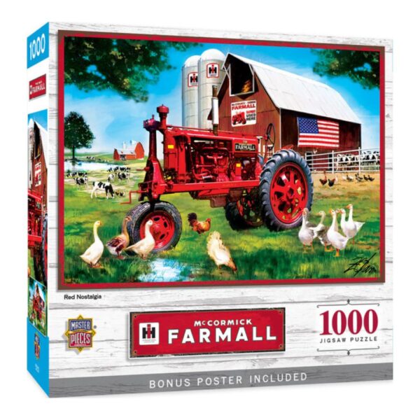 1000 Pc Puzzle - Red Nostalgia - Image 2