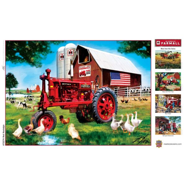 1000 Pc Puzzle - Red Nostalgia - Image 3