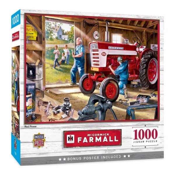 1000 Pc Puzzle - Red Power - Image 2