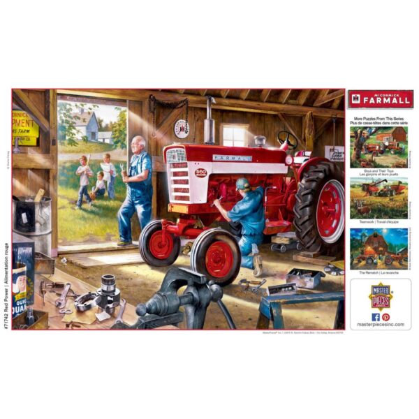 1000 Pc Puzzle - Red Power - Image 3