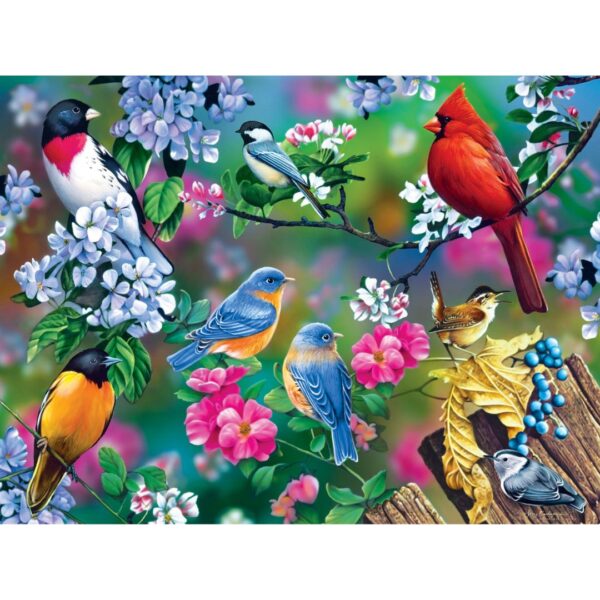 1000 Pc Puzzle - Songbird Collage 654 0303 0