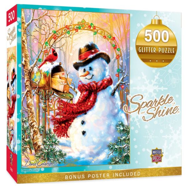 500 Pc Puzzle - Letters to Frosty - Image 2