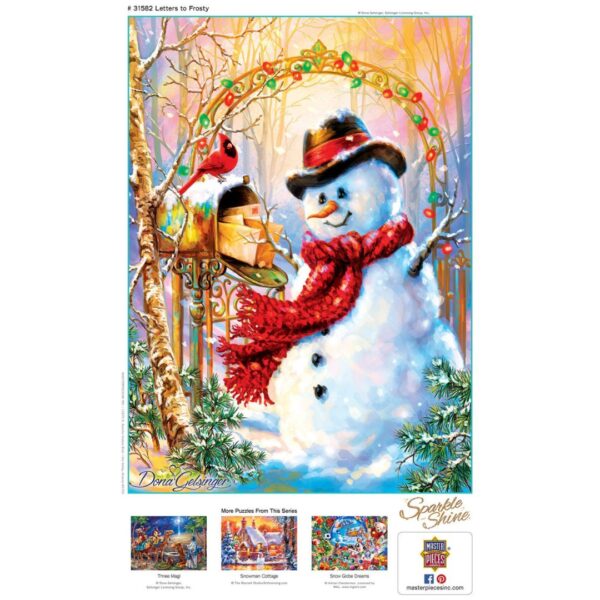 500 Pc Puzzle - Letters to Frosty - Image 4