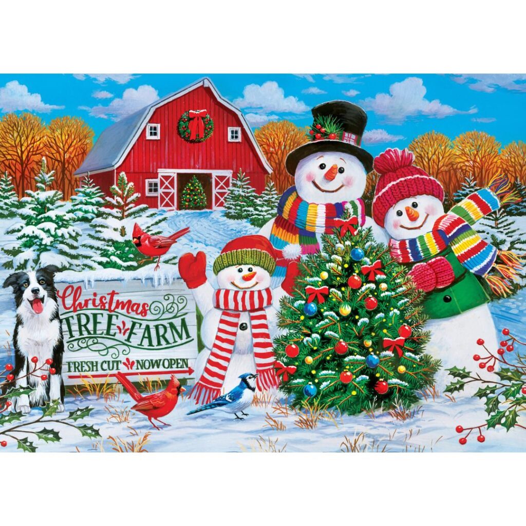 Image of 1000 Pc Puzzle – Christmas Tree Farm
