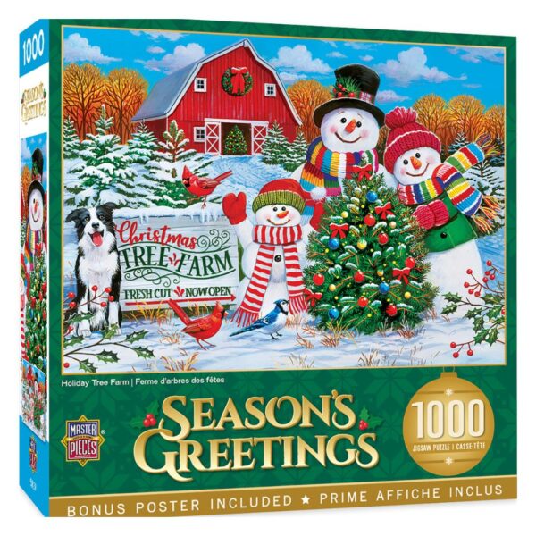 1000 Pc Puzzle - Christmas Tree Farm 654 0314 1