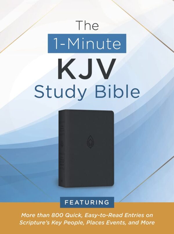 1-Minute Study Bible - Pewter Blue 116 0421 0