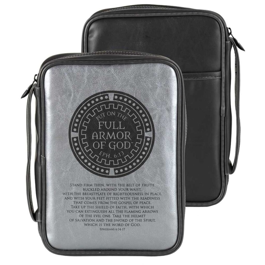 Image of BC: Armor Of God Metallic Silver Polyurethane Thinline