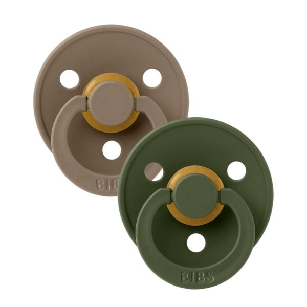 Bibs Pacifier Original 0-6 Months - Hunter Green/Dark Oak- Discontinued 300 1063 1