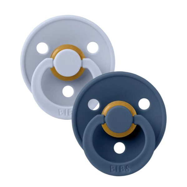 Bibs Pacifier Original 6-18 Months - Dusty Blue/Steel Blue 300 1064 0