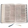 KJV Paragraph-Style Large Print Thinline Bible Thumb Indexed - Black - Image 2