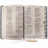 KJV Paragraph-Style Large Print Thinline Bible Thumb Indexed - Black - Image 3
