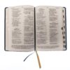 KJV Paragraph-Style Large Print Thinline Bible Thumb Indexed - Black - Image 4