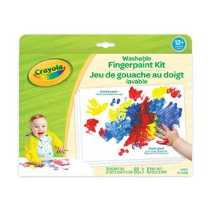 Image of Crayola Washable Fingerpaint Kit