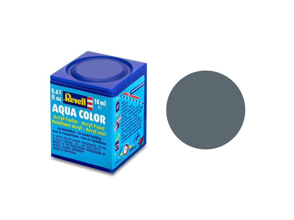 Image of Revell Paint Aqua Color, Greyish Blue, Matt 18ml, RAL