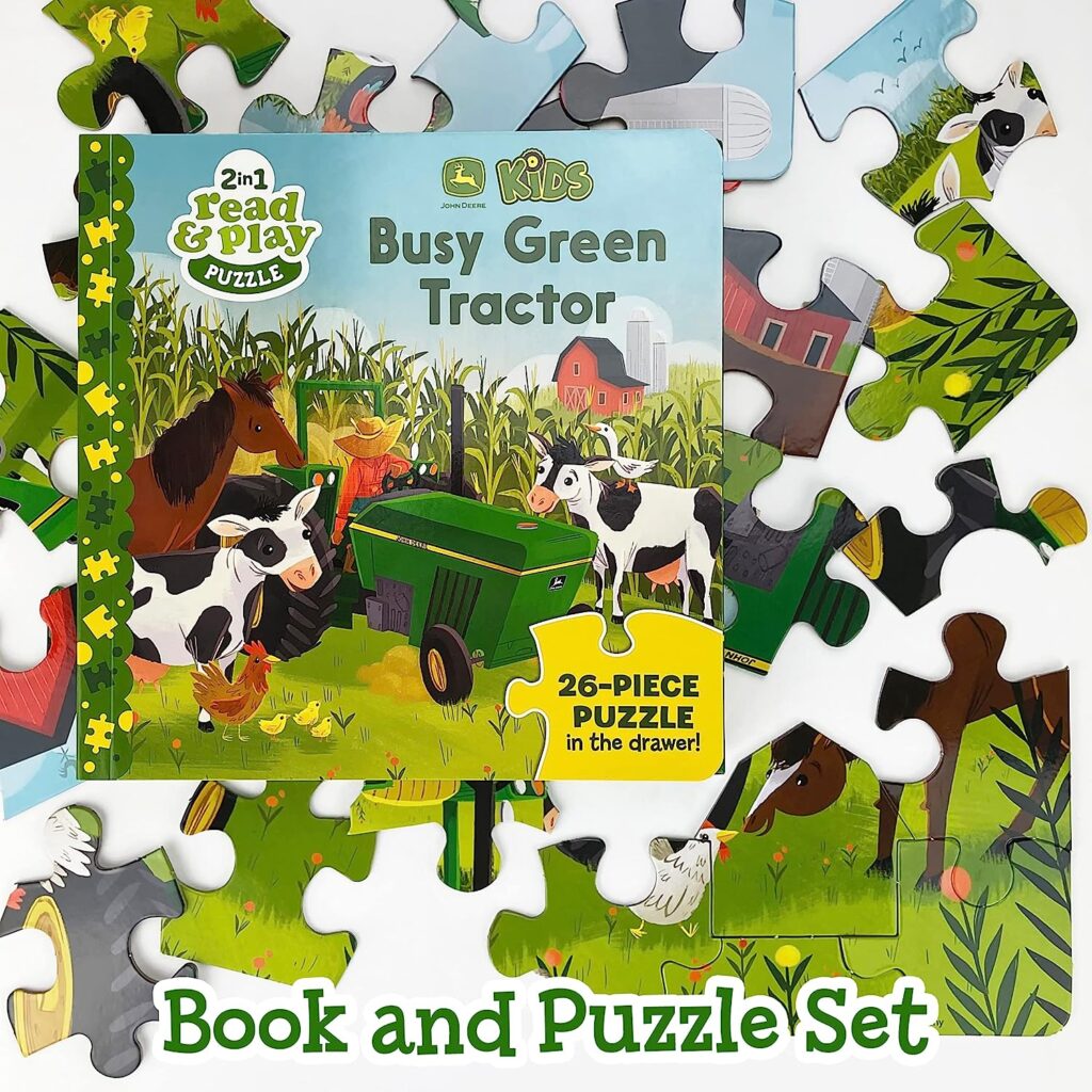 Image of John Deere Kids Busy Green Tractor Board Book