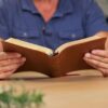 NKJV Reference Bible, Center-Column, Premium Goatskin Leather, Brown - Image 10