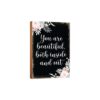 Wooden Tabletop Decor - You Are Beautiful 5.5" x 8"