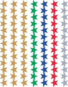 Image of Assorted Foil Stars Stickers Valu-Pak