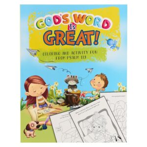 Image of God’s Word is Great Coloring and Activity Book – Psalm 119