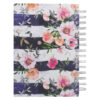 Bless You and Keep You White and Pink Floral Wirebound Journal - Numbers 6:24-25 - Image 2