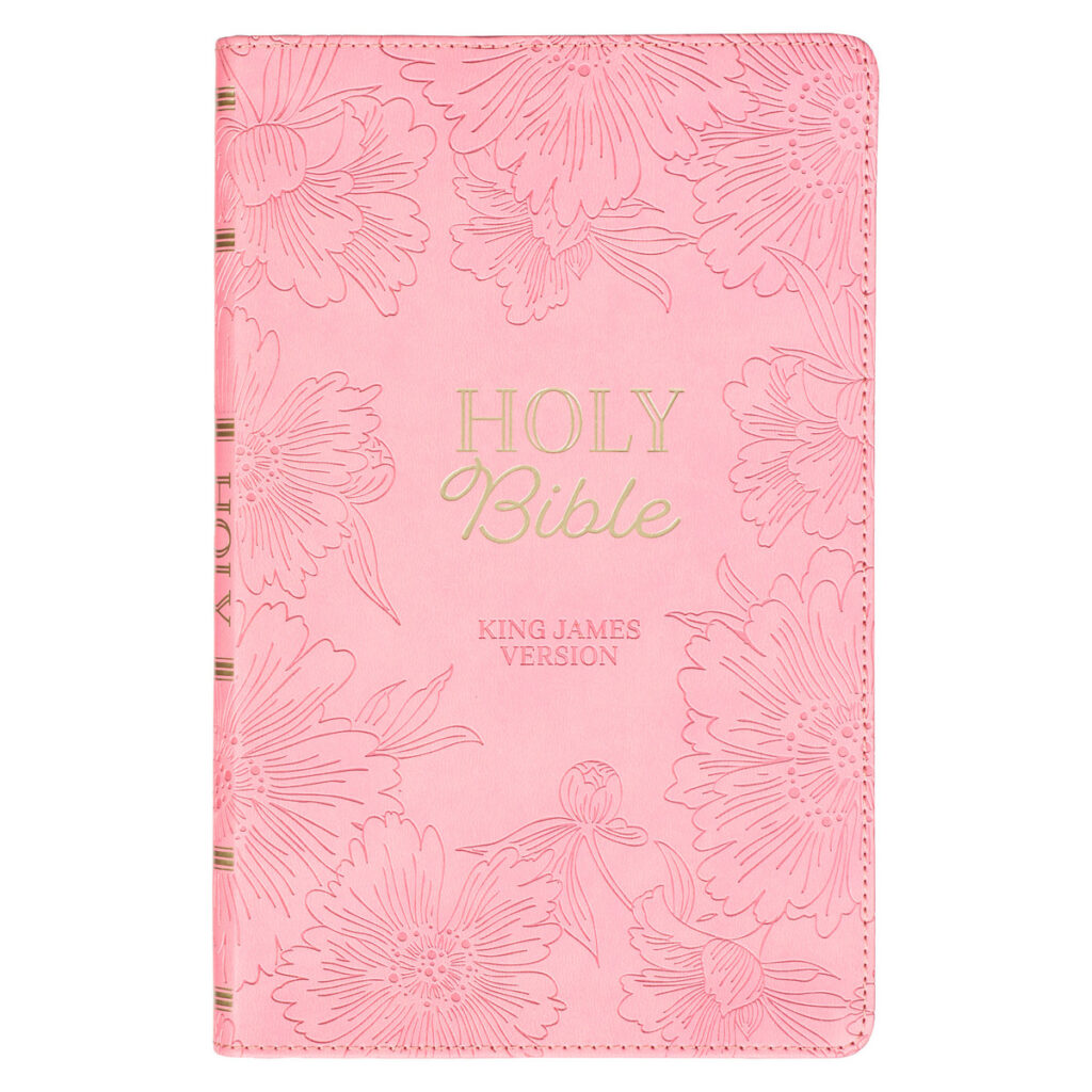 Image of KJV Blossom Pink Faux Leather Gift Edition