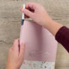 Done in Love Pink Journal with Elastic Closure and Pen Holder - Image 4
