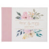 Pink Floral Wedding Guest Book