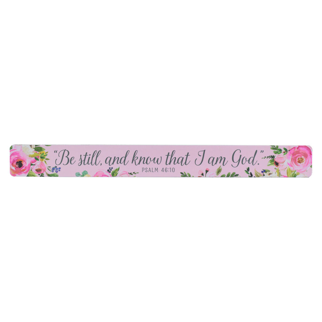 Image of Be Still and Know Blush Pink Magnetic Strip – Psalm 46:10