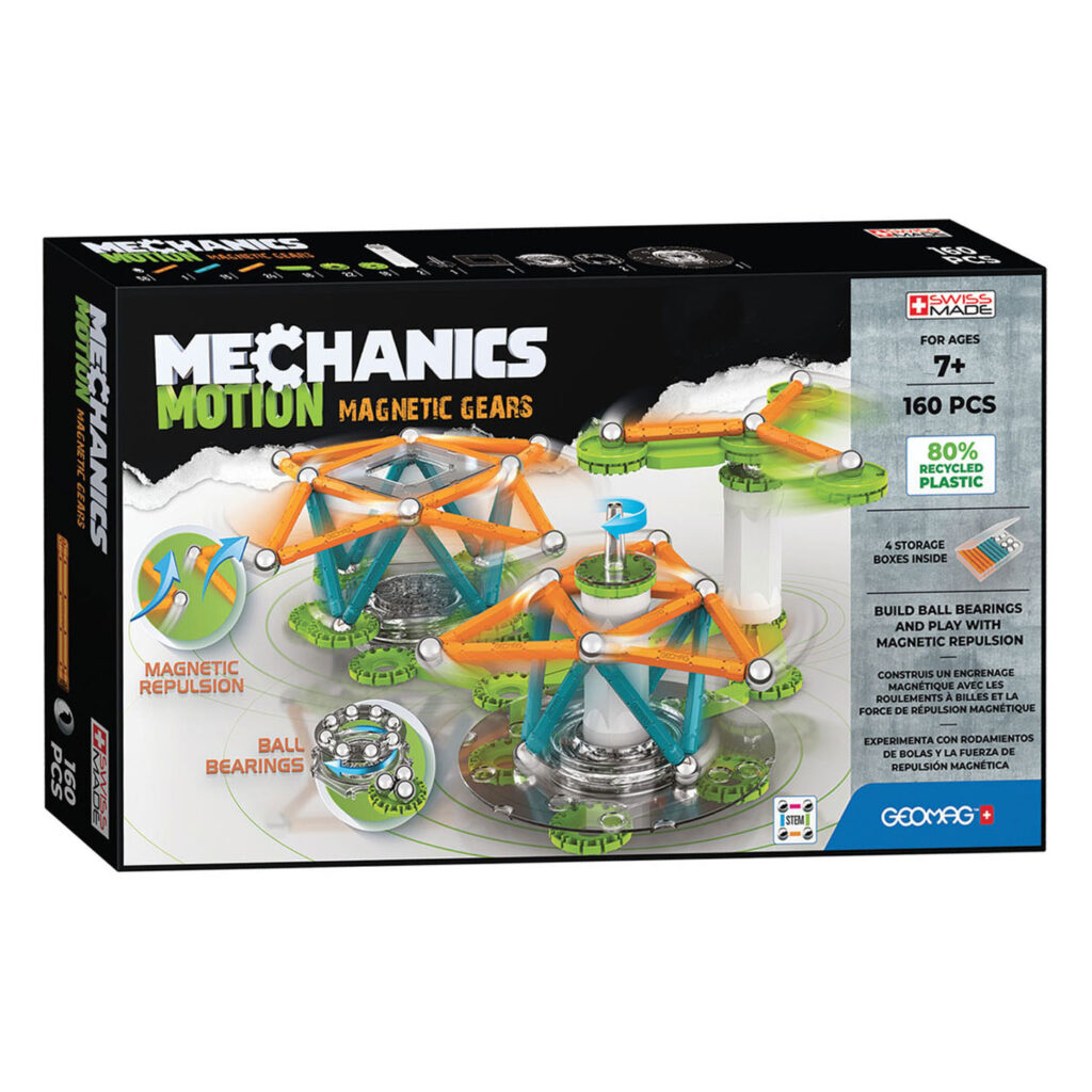 Image of Geomag Mechanics Motion Recycled 3Magnetic Gears 160 pc