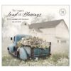 Blue Truck with Flowers, Land of Blessings- Calendar 2024