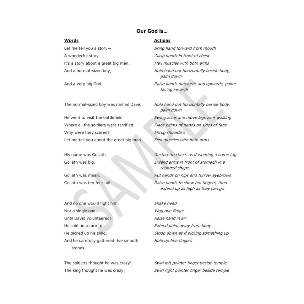 Image of Our God Is… – Script