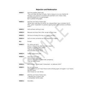 Image of Rejection to Redemption – Script