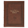 NLT Brown Faux Leather Family Heritage Bible