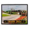 2024 Calendar - Trains
