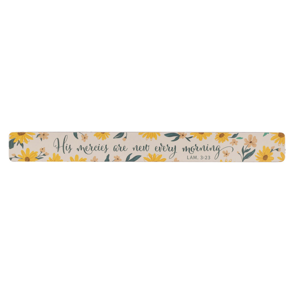 Image of His Mercies are New- Yellow Magnetic Strip