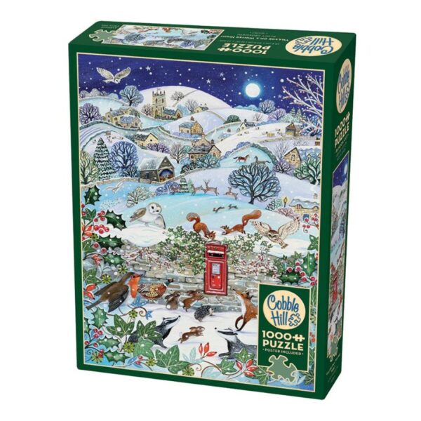 Village on a Winter Night 1000 Pc Puzzle 654 0391 0