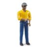 Bruder Man, Medium Skin, Yellow Shirt, Blue Jeans - Image 2