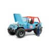 Jeep Cross Country Racer, Blue with Driver - Image 2