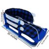 Child Sled Blue With Seat Belt - BeaverSnow - Image 4