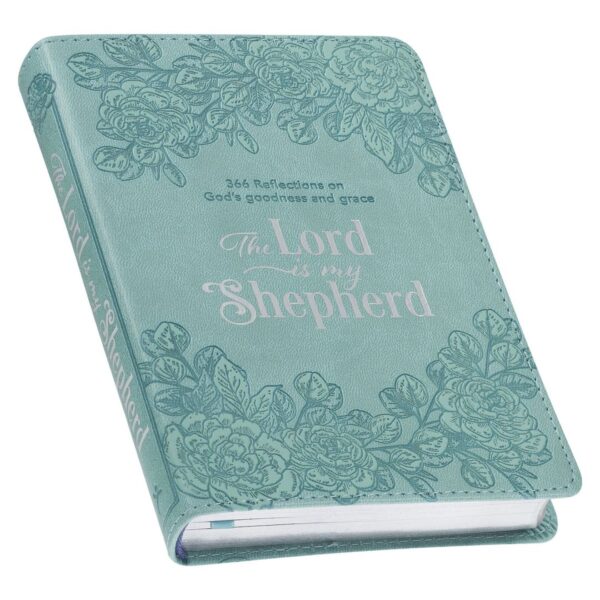 The Lord is my Shepherd Teal Faux Leather Devotional 126 0752 1