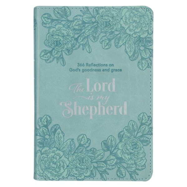 The Lord is my Shepherd Teal Faux Leather Devotional 126 0752 2