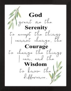 Image of Farmhouse Brown Serenity Prayer 11×14