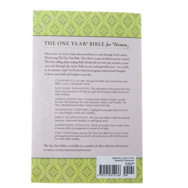 NLT One Year Bible For Women -Softcover 212 1148 4