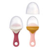 Pulp Silicone Feeder 2Pk Orange/Pink and White/mauve