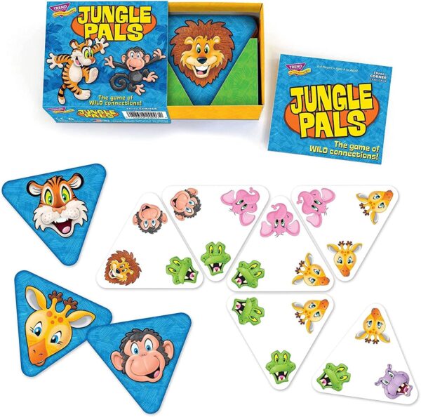 Jungle Pals Three Corner Card Game 650 0253 0