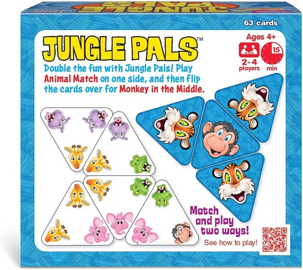 Jungle Pals Three Corner Card Game 650 0253 3