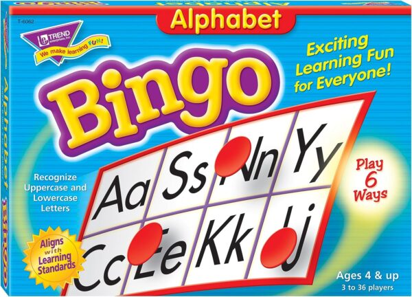 Trend Bingo Game Alphabet -Discontinued 650 0266 0